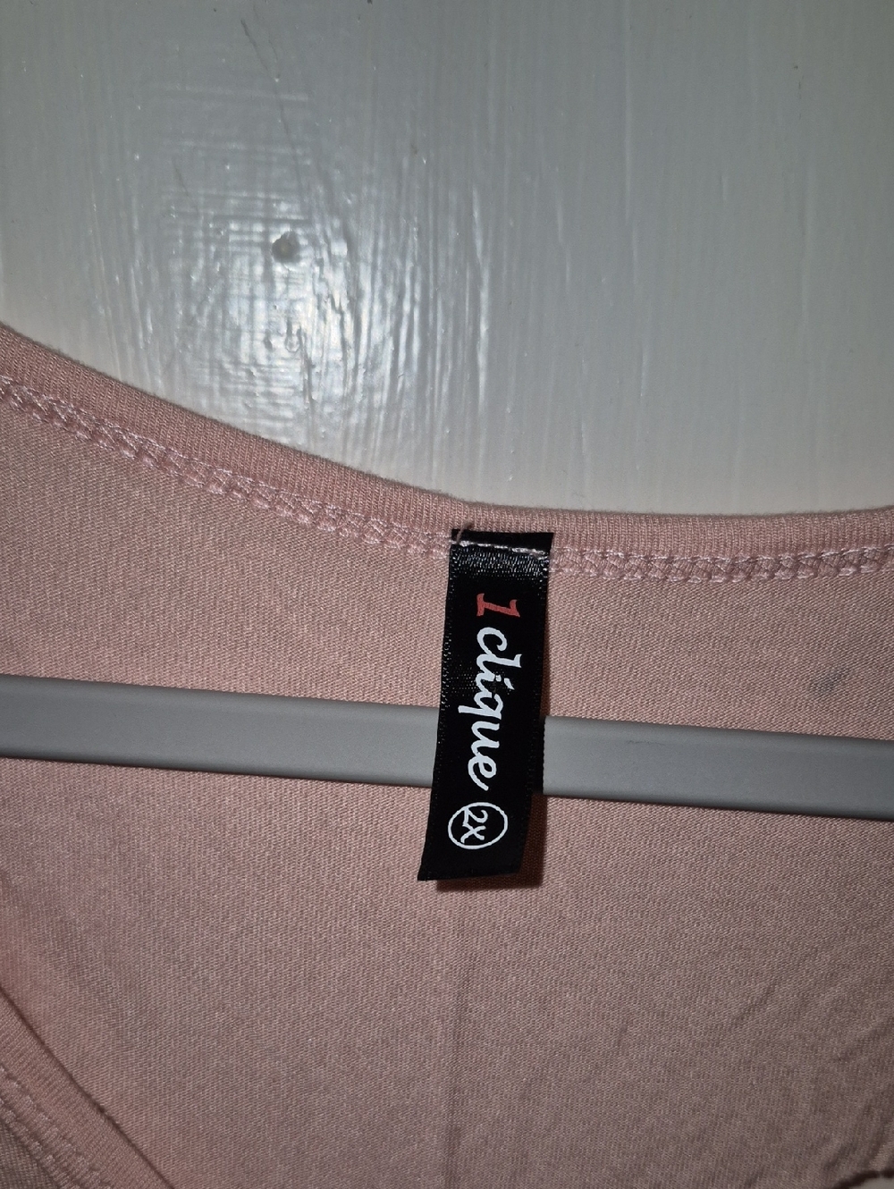 Women's Muscle Tee in Light Pink - Size 2X